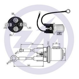 Допоміжне реле стартера ZM ZM2408