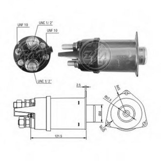 Втягуюче реле стартера ZM ZM2456