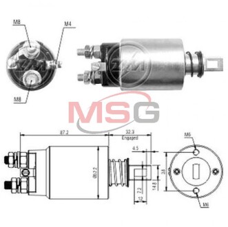 Втягуюче реле стартера ZM ZM2689