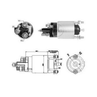 Втягуюче реле стартера ZM ZM3708