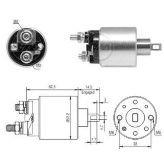 Втягуюче реле стартера ZM ZM3710