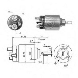 Втягуюче реле стартера ZM ZM371