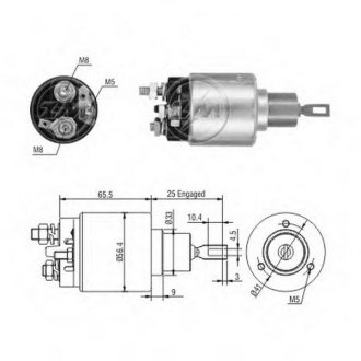 Втягуюче реле стартера ZM ZM3973