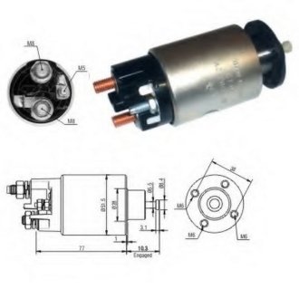 Втягуюче реле стартера ZM ZM3993