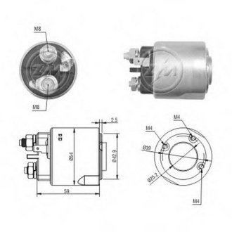 Втягуюче реле стартера ZM ZM4495