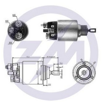 Втягуюче реле стартера ZM ZM5381