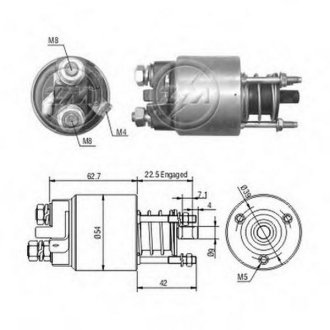 Втягуюче реле стартера ZM ZM5395