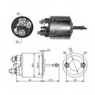 Втягуюче реле стартера ZM ZM597