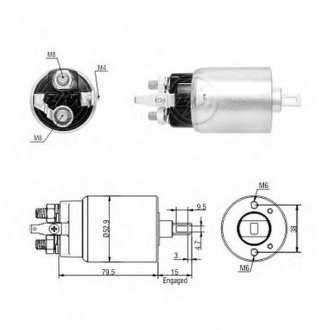 Втягуюче реле стартера ZM ZM5981