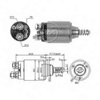 Втягуюче реле стартера ZM ZM645