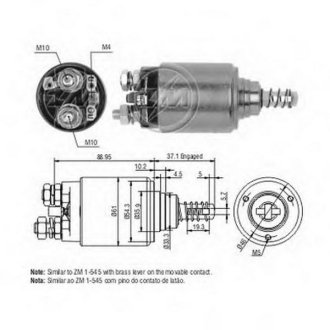 Втягуюче реле стартера ZM ZM649