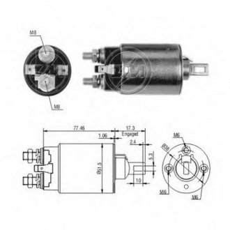 Втягуюче реле стартера ZM ZM694