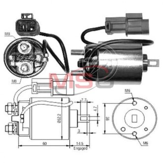 Втягуюче реле стартера ZM ZM713