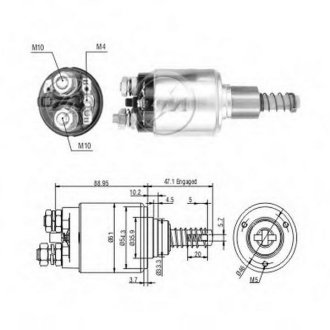 Втягуюче реле стартера ZM ZM732