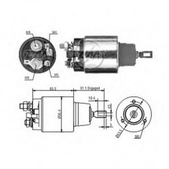 Втягуюче реле стартера ZM ZM772