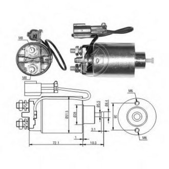 Втягуюче реле стартера ZM ZM793