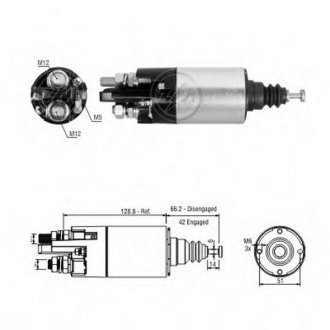 Втягуюче реле стартера ZM ZM842