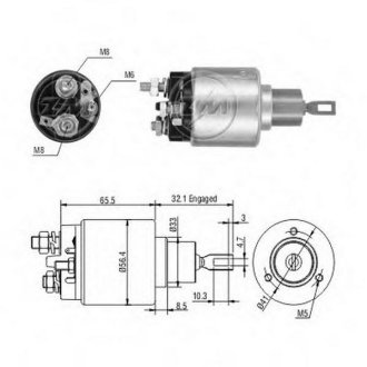 Втягуюче реле стартера ZM ZM973