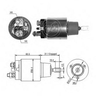 Втягуюче реле стартера ZM ZM975
